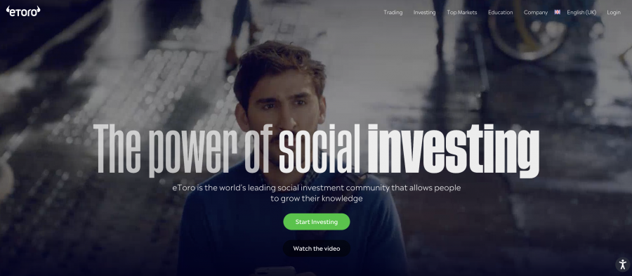 etoro เทรดหุ้น เทรดคริปโต เทรด Forex 