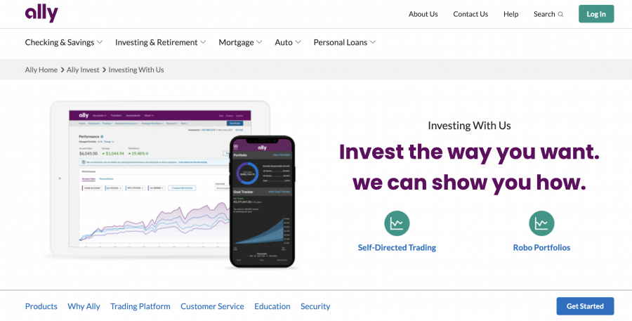 Ally Invest แพลตฟอร์มเทรด