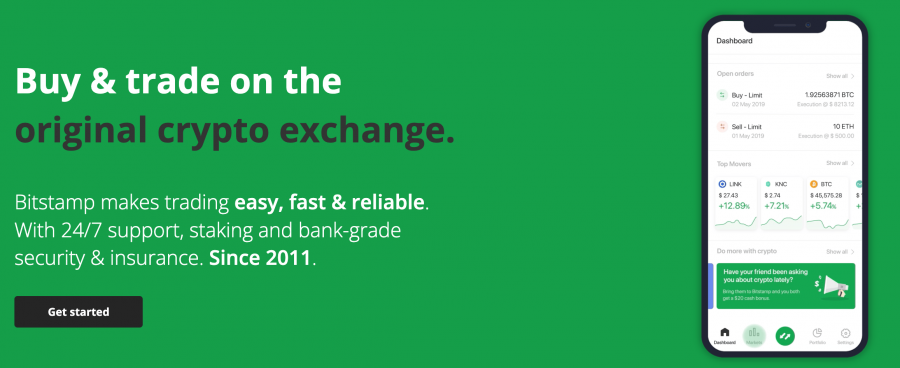 Bitstamp กระดานซื้อขาย altcoin