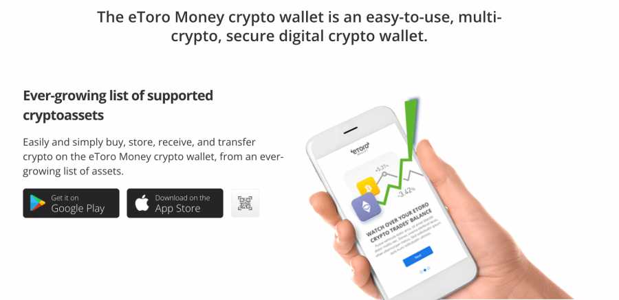 etoro เลือก Wallet ในการเก็บ Ethereum