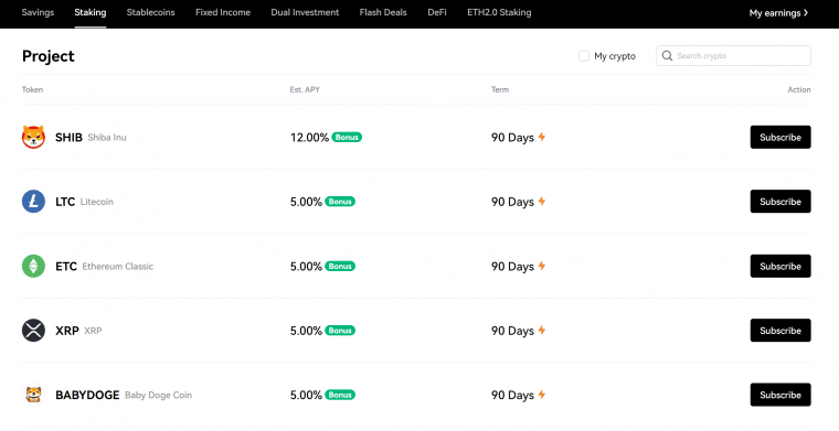 OKX Staking แพลตฟอร์ม Staking ที่ดีที่สุด