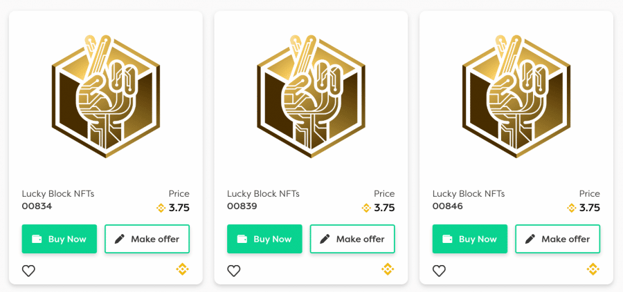 ซื้อ Lucky Block NFT