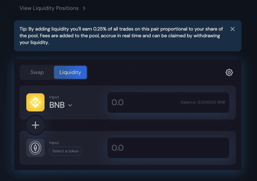 Defi swap