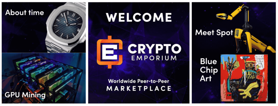 Crypto Emporium สินค้า ใช้ Bitcoin ซื้อของออนไลน์