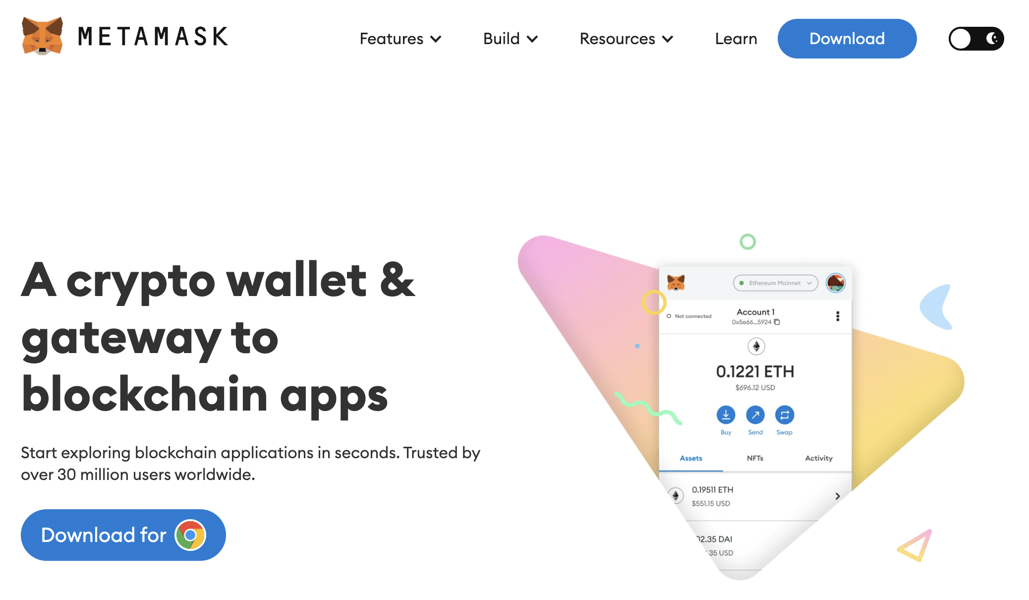 ดาวน์โหลด Metamask