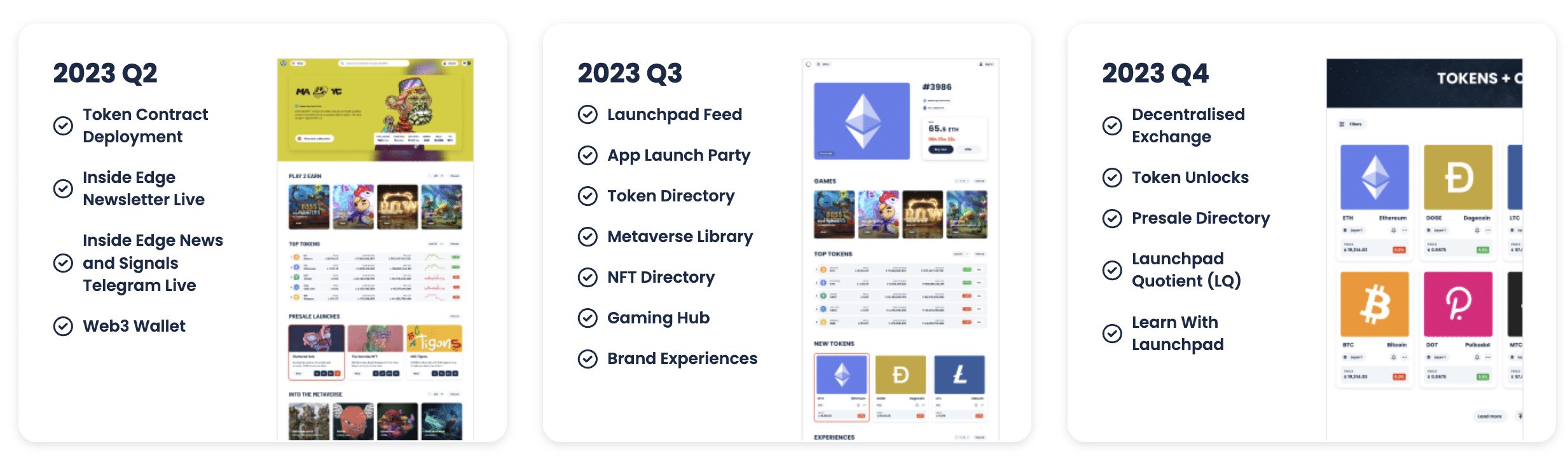 Launchpad.xyz แผนงาน