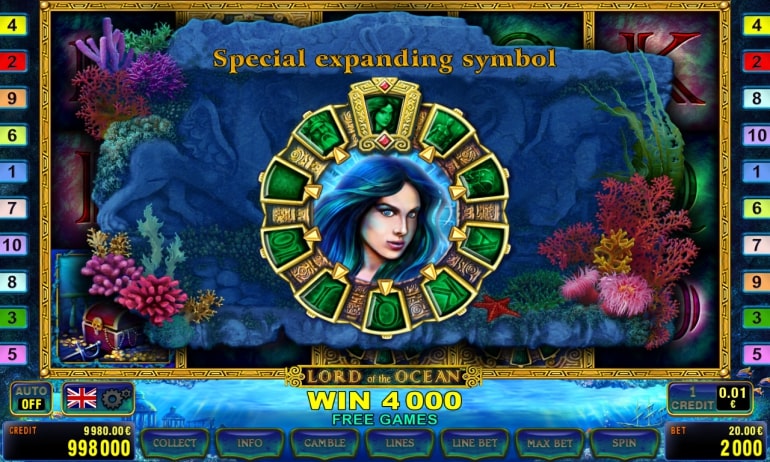 เกมสล็อต Lord of the Ocean