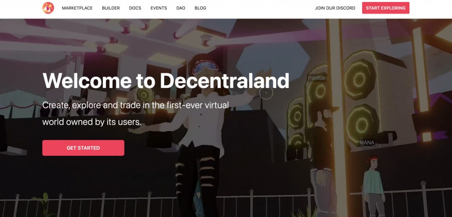 Decentraland เกมคริปโต