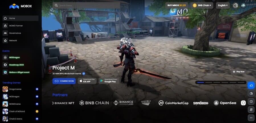 Mobox เกมคริปโต